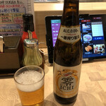 海転寿司 丸忠 - とりあえずノンアルコールビール350円に。
