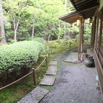 こい茶屋 - お手入れ行き届いた綺麗な庭