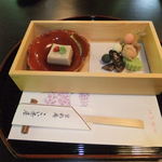 こい茶屋 - 胡麻豆腐と八寸