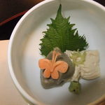こい茶屋 - 湯葉と麩の刺身