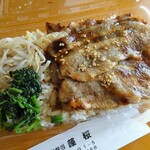 七輪焼肉弁当 蓮桜 - 焼肉弁当600円(テイクアウト)