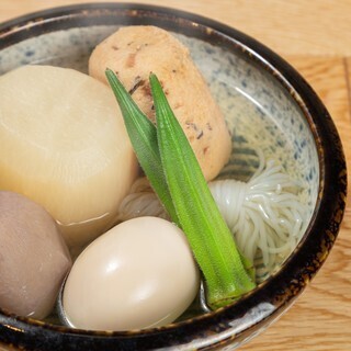 [Salt Oden] Natural soup stock and madder salt, the taste of Shibuya's famous store directly handed down in Shimbashi!