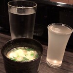 NG 0109 - 鶏スープと日本酒とお水