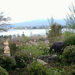 レイクベイク - オープンデッキからの河口湖