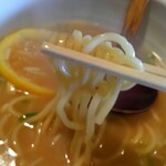 会津ラーメン 和 - 太麺カタメ