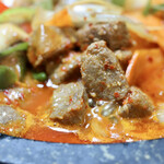 釜山 - サイコロステーキのチゲ鍋