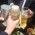 三酉屋 - 4人になって再度カンパ～イ！