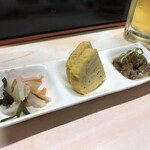 がばちょ - セット（アテ３品+ドリンク1杯/500円）