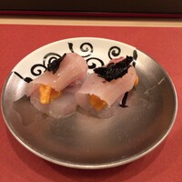 鮨 そえ島 - 石鯛ウニ巻き