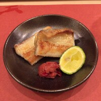 鮨 そえ島 - 穴子一夜干しの焼き物