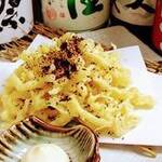 炙り屋 どやさ - さきいかの天ぷら