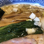 麺処ほん田 - 青菜お浸しとメンマ