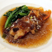 故宮 - 伊勢海老の蒸し物　黒豆風味　A菜添え