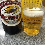 Chuukamenten Kiraku - 瓶ビール