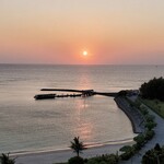 ザ・ブセナテラス - バルコニーから見るサンセット。