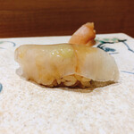 鮨旬美西川 - トラフグの昆布締め