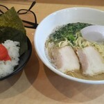 一 - 一ラーメン 600円＋bセット（明太ご飯）100円