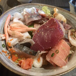 さかなや工房海鮮蔵 - 中まで刺身がたっぷり♪
