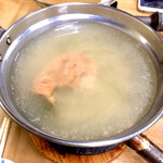 すき焼･鍋物 なべや - 鶏みんち鍋 特製みそ味 スタンバイ