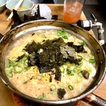 すき焼･鍋物 なべや - 雑炊完成！