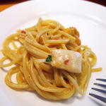 アレコ・レーノ - 取り分けた”ウニとホタテのクリ－ムパスタ”