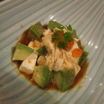舟磯 - 生ゆばとアボカドのわさび和え