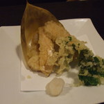 舟磯 - 筍と菜の花の天ぷら