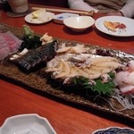 ん。 - あるひのお刺身盛り合わせ