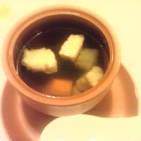 赤坂 四川飯店 - 何のスープだったか・・・。食感まで考えてある。