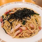Saizeriya - ランチメニュー　ほうれん草のスパゲッティ　アップ