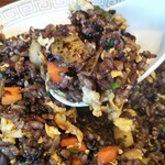 ゆかわ食堂 - 美味しい黒米入りの玄米炒飯です！