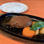 ステーキ＆ワイン 存じやす - 和牛入り国産牛100%ハンバーグデザート付1430円