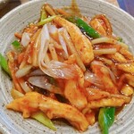 納屋橋中華 yujians kitchen - 鶏肉の四川風炒め