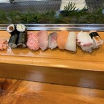 魚国寿司 - ランチ(1.5人前) ※他に鮪と玉子