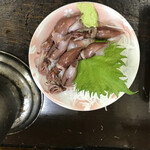 はなみち - ホタルイカ（300円、2個食べたあと（笑））