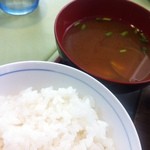 文化亭 - あさり赤出汁とご飯（ランチ）