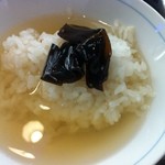 文化亭 - 〆の茶漬け