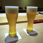 鮨 さかい - ビール