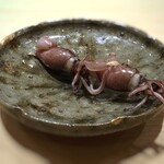 鮨 さかい - ◆蛍烏賊（富山湾）、軽く炙って・・炙ることで甘味が増して美味しい。