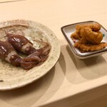 日本橋蛎殻町 すぎた - 馬糞雲丹の佃煮 蛍烏賊の味噌漬け