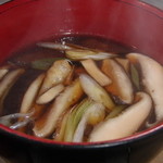 元祖田舎っぺうどん - 2012-05-05再訪（きのこ汁～椎茸出汁の効いた、ツケダレ）