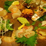 千乃舎 - お刺身盛り合わせ～