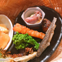 日本料理 つるま - 旬の食材盛り合わせ