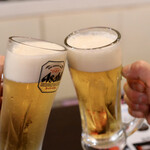 ルッカ - 最後はビールで乾杯♪