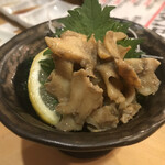 Umaimonsakaba Kakashiya - カニ味噌ツブ貝（520円）