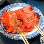 青角 - 紅生姜肉巻き串￥180