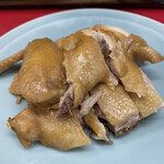 新珍味 - 蒸し鶏。美味い！つまみにサイコー