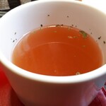 米沢ステーキ＆ビストロ 飛行船 - ランチセット(200円)　スープ