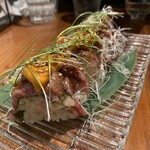 Uni Yokochou - 和牛と雲丹の棒寿司