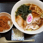 ひゃくてん - ミニタレカツ丼&ラーメンセット　850円